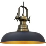 Bamyum nota suspension luminaire vintage, lustre salon de 30 cm en m�tal, lampe e27 pour chambre, salle ...