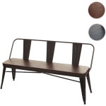 Mendler - banc  3 places, hwc - h10, pour salle  manger, design chesterfield, industriel, gastronomie, ...