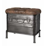 Banc & coffre de rangement  cervin  51cm anthracite