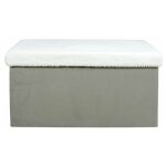 Paris prix - banc & coffre de rangement 'léo' 77cm gris Paris prix - banc & coffre de rangement 'léo' 77cm gris