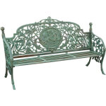 Biscottini - banc de jardin en fonte 184x110x70 cm canapé d'extérieur banc élégant liberty avec accoudoirs ... Biscottini - banc de jardin en fonte 184x110x70 cm canapé d'extérieur banc élégant liberty avec accoudoirs ...