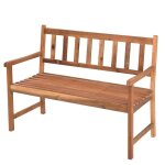 Estexo - banc de jardin 2 places en bois d'acacia massif 118 x 57 x 91 cm huilé Estexo - banc de jardin 2 places en bois d'acacia massif 118 x 57 x 91 cm huilé