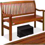 Banc de jardin en bois banc en bois rsistant aux intempries banc de parc en bois massif banc de balcon ...