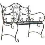 Banc de jardin au style antique tara en fer forg bronze