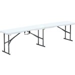 Banc pliable en rsine 180 cm