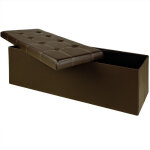 Banc de rangement avec couvercle amovible siège pouf coffre de rangement pliable pour salon chambre couloir ... Banc de rangement avec couvercle amovible siège pouf coffre de rangement pliable pour salon chambre couloir ...