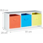 Helloshop26 - banc de rangement enfant caisse à jouets colorée banc en bois boîte à jouets pliable 81 ... Helloshop26 - banc de rangement enfant caisse à jouets colorée banc en bois boîte à jouets pliable 81 ...