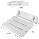 Sifree - banc de salle de bains rabattable fix� au mur pour si�ges de douche usage domestique salle de ...