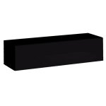 Paris prix - banc tv mural design 'switch' 120cm noir