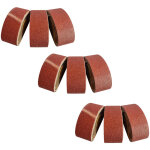 Bande abrasive 100 x 610 mm bande de ponceuse - ensemble de bandes abrasives mixte (3 x grains 60 / 80 ...