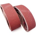 Bande abrasive 100 x 915 mm - lot de 16 - grain 60 - ponceuse � ruban - m�tal, bois, pierre, pl�tre, ...