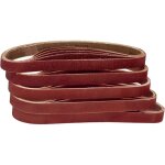 Bande abrasive, 25 bandes abrasives 13 x 457 mm assortiment de 5 pi�ces par granulation 80 / 120 / 150 ...