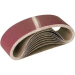 Bandes abrasives, 533 x 75 mm, g40, p. ponceuses � bande portatives, corindon normal (lot de 10)