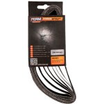 Bande abrasive de ponceuse 13mm efa1004 ? lot de 8 bandes ? grains p40 / p80 / p120 ? pour meuleuse � ...