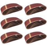 Bandes abrasives en tissu ? 10 pi�ces ? 75 x 457 mm ? grain 40 ? pour ponceuses � bande ? papier abrasif ...