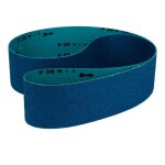 Bandes abrasives zirconium 75x2000 mm grain 60 - lot de 6 Bandes abrasives zirconium 75x2000 mm grain 60 - lot de 6