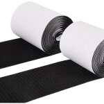 Bandes adh�sives velcro de 10 cm x 2, 7 m pour coussins de canap�, bandes adh�sives en nylon ultra - ...