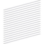 Bandes antid�rapantes set de 17 longueur 60 cm escalier carrelage autoadh�sif douche, transparent - relaxdays ...