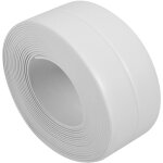 Bande d'�tanch�it� auto - adh�sive pour baignoire et mur, bordure de lavabo et cuisine blanc 38mm x 3. ...