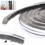 Bande d'�tanch�it� autocollante pour porte et fen�tre 5 m ? joint en peigne et colle ? largeur 9 mm ? ...