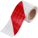 Bande lumineuse qui brille dans bande de s�curit� r�fl�chissante d'avertissement r�fl�chissante ruban ...