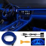 Bande lumineuse led d'intérieur el wire, fil néon usb, 500 cm, fil électroluminescent (el), kit d'éclairage ... Bande lumineuse led d'intérieur el wire, fil néon usb, 500 cm, fil électroluminescent (el), kit d'éclairage ...