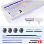Bandes en peluche douce + axe + rouleau de rechange pour dyson v6 v7 v8 v10 v11 dc62 t�te de nettoyage ...