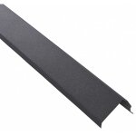 Bande de rive toiture acier galvanis laqu mat aspect tuile l1, 20 m - coloris - gris anthracite mat, ...