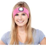 Bandeau de sport led (rose), 3 lumires super lumineuses, brassard lumineux de sport unisexe, adapt ...