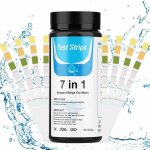 Bandelette piscine, 7 en 1 bandelettes test piscine, lot de 50 bandelettes pour test de qualit� d'eau ...