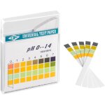 Bandelettes de test de ph 100 pi�ces, papier de test tournesol, plage de mesure 0 - 14, papier indicateur ...