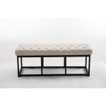 Clp - banquette amun b tissu crme 120 cm