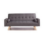 Designetsamaison - banquette clic clac 3 places gris - vienne Designetsamaison - banquette clic clac 3 places gris - vienne