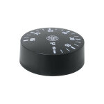 Bouton rotatif avec echelle 0 - 90c