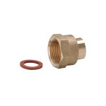 Clesse: raccord gaz butane / propane 2 pcs avec ecrou tournant pour cuivre soud� p4502 - 35 a14 e1 / ...