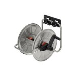 Devidoir mural en inox element de raccordement en plastique, support inclus
