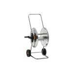 Banyo - dévidoir sur roues karasto standard acier galva - roues matière plastique sortie tuyau 3 / 4 Banyo - dévidoir sur roues karasto standard acier galva - roues matière plastique sortie tuyau 3 / 4