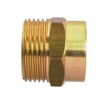 Dumont - manchon mâle 243 gcu laiton 14mm 1 / 2 - d11006b Dumont - manchon mâle 243 gcu laiton 14mm 1 / 2 - d11006b