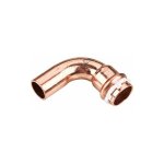 Banyo - raccord a sertir solaire cuivre coude 90, 22 mm, fem / male type vcs 5001, contour v
