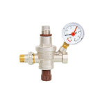 Banyo - robinetterie de remplissage automatique avec manometre dn15 (1 / 2'), pn16