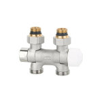 Thermostat - bloc de soupape flex dn15(1 / 2')xdn20(3 / 4'), eurocone pour service mono / double tube ...