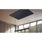 Baraldi - hotte lunar cm. 90x60 ? noire ? 800 m³ / h - lampe satellite en ligne noir Baraldi - hotte lunar cm. 90x60 ? noire ? 800 m³ / h - lampe satellite en ligne noir