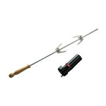 Tournebroche rtissoire + moteur barbecook 60 cm