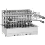 Barbecue charbon encastrable et � poser avec tournebroche �lectrique 918. 66 - forge adour