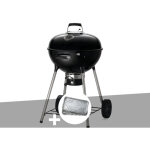 Barbecue � charbon kettle premium 57 cm + lot de 5 grandes lechefrites - napol�on