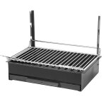 Le marquier barbecue charbon original vulcain 48 x 28 cm - acier