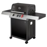 Barbecue colorado black 3 i turbo - 3 br�leurs dont 1 turbo zone - 1 br�leur arri�re infrarouge - switch ...
