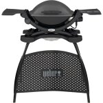 Barbecue électrique weber - q1400 - gris anthracite - avec stand Barbecue électrique weber - q1400 - gris anthracite - avec stand