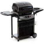 Barbecue � gaz bioclimatique 51x37 cm avec syst�me de cuisson � pierre lavique