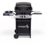 Barbecue � gaz bioclimatique avec cuisson � pierre lavique 51x37